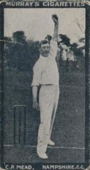 1912 Murray's Cigarettes Cricketers & Footballers Series H #NNO Phil Mead Front