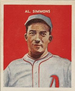 1933 U.S. Caramel (R328) #17 Al Simmons Front