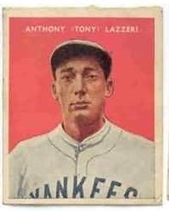 1933 U.S. Caramel (R328) #18 Tony Lazzeri Front