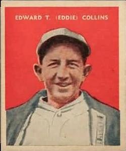 1933 U.S. Caramel (R328) #1 Eddie Collins Front
