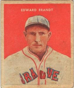 1933 U.S. Caramel (R328) #28 Ed Brandt Front