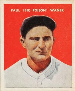 1933 U.S. Caramel (R328) #2 Paul Waner Front