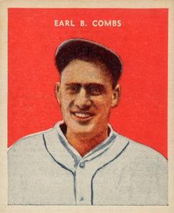 1933 U.S. Caramel (R328) #5 Earle Combs Front