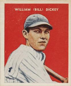 1933 U.S. Caramel (R328) #6 Bill Dickey Front
