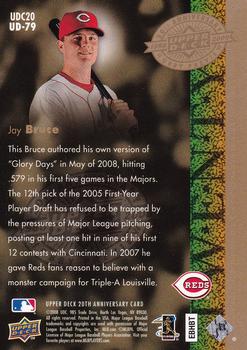 2008 Upper Deck 20th Anniversary #UD-79 Jay Bruce Back