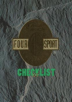 1993 Classic Four Sport #323 Checklist 4: 163-216 Front