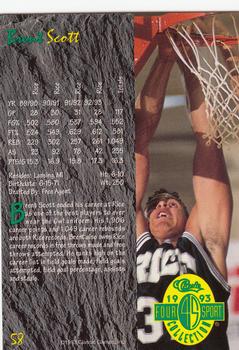 1993 Classic Four Sport #58 Brent Scott Back
