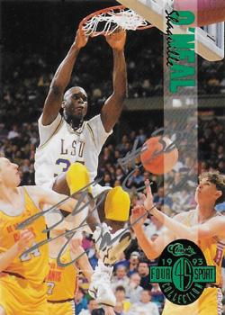 1993 Classic Four Sport - Autographs #NNO Shaquille O'Neal Front