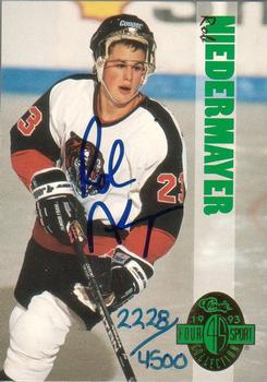 1993 Classic Four Sport - Autographs #NNO Rob Niedermayer Front