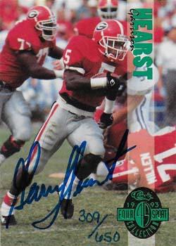 1993 Classic Four Sport - Autographs #NNO Garrison Hearst Front