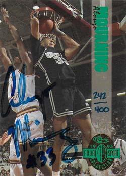 1993 Classic Four Sport - Autographs #NNO Alonzo Mourning Front