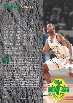 1993 Classic Four Sport - Gold #6 Rodney Rogers Back