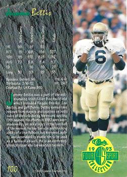 1993 Classic Four Sport - Gold #100 Jerome Bettis Back