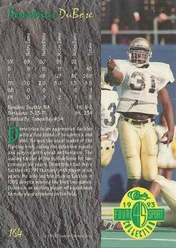 1993 Classic Four Sport - Gold #164 Demetrius DuBose Back