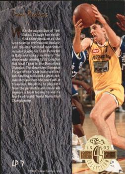 1993 Classic Four Sport - Limited Prints #LP7 Toni Kukoc Back