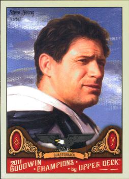 2011 Upper Deck Goodwin Champions #104 Steve Young Front