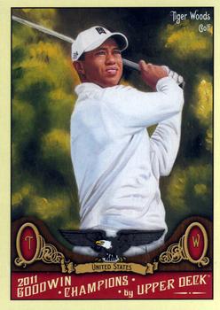 2011 Upper Deck Goodwin Champions #21 Tiger Woods Front