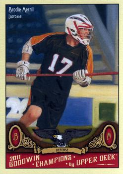 2011 Upper Deck Goodwin Champions #122 Brodie Merrill Front