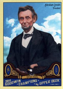 2011 Upper Deck Goodwin Champions #156 Abraham Lincoln Front