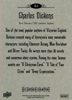 2011 Upper Deck Goodwin Champions #162 Charles Dickens Back