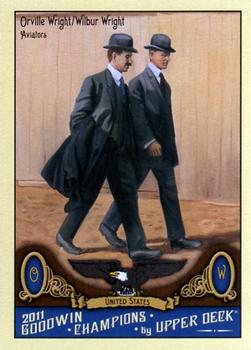 2011 Upper Deck Goodwin Champions #169 Orville Wright / Wilbur Wright Front
