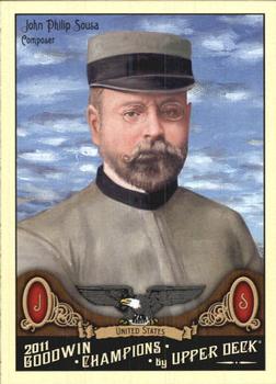 2011 Upper Deck Goodwin Champions #201 John Philip Sousa Front