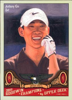 2011 Upper Deck Goodwin Champions #98 Anthony Kim Front