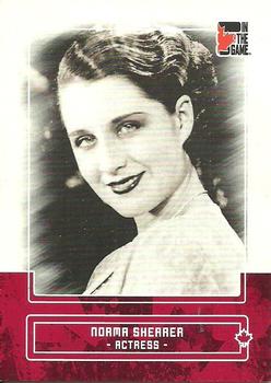 2011 In The Game Canadiana #45 Norma Shearer Front