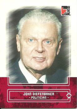 2011 In The Game Canadiana #46 John Diefenbaker Front