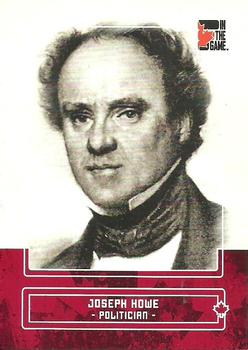 2011 In The Game Canadiana #50 Joseph Howe Front