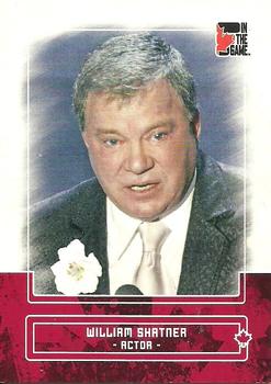 2011 In The Game Canadiana #97 William Shatner Front