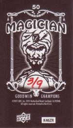2011 Upper Deck Goodwin Champions - Mini Foil Magician Black #50 Steve Carlton Back