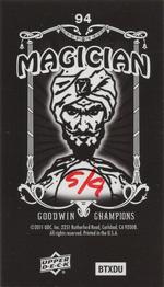 2011 Upper Deck Goodwin Champions - Mini Foil Magician Black #94 Ozzie Smith Back