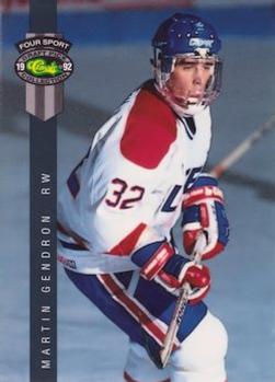 1992 Classic Four Sport #172 Martin Gendron Front