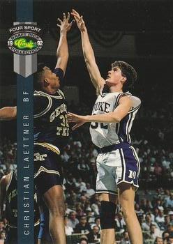 1992 Classic Four Sport #38 Christian Laettner Front