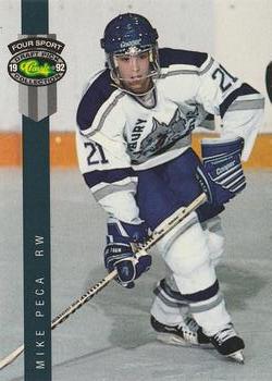 1992 Classic Four Sport #166 Mike Peca Front