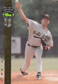 1992 Classic Four Sport - Gold #257 Mike Buddie Front