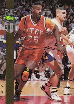 1992 Classic Four Sport - Gold #31 Marlon Maxey Front