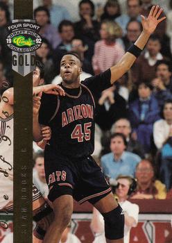 1992 Classic Four Sport - Gold #52 Sean Rooks Front