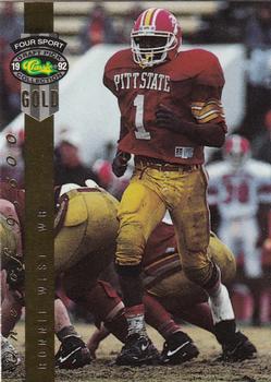 1992 Classic Four Sport - Gold #107 Ronnie West Front