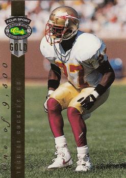 1992 Classic Four Sport - Gold #127 Terrell Buckley Front