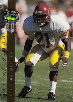 1992 Classic Four Sport - Gold #145 Calvin Holmes Front