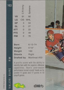  (CI) Valeri Bure Hockey Card 1995-96 Be A Player (base) 34  Valeri Bure : Everything Else