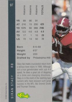 1992 Classic Four Sport - Gold #97 Siran Stacy Back