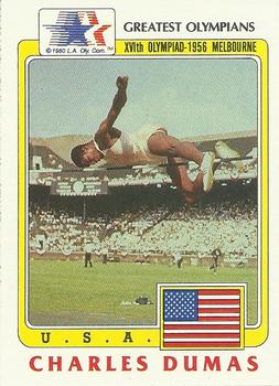 1983 Topps Greatest Olympians #13 Charles Dumas Front