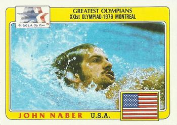 1983 Topps Greatest Olympians #23 John Naber Front