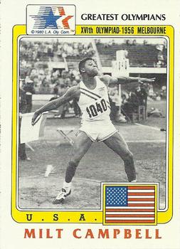 1983 Topps Greatest Olympians #26 Milt Campbell Front