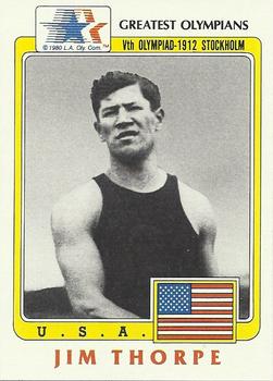 1983 Topps Greatest Olympians #37 Jim Thorpe Front