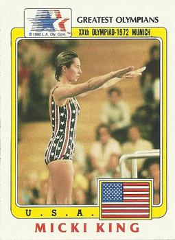 1983 Topps Greatest Olympians #38 Micki King Front