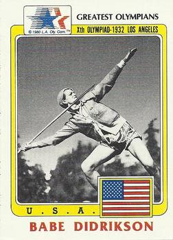 1983 Topps Greatest Olympians #39 Babe Didrikson Front